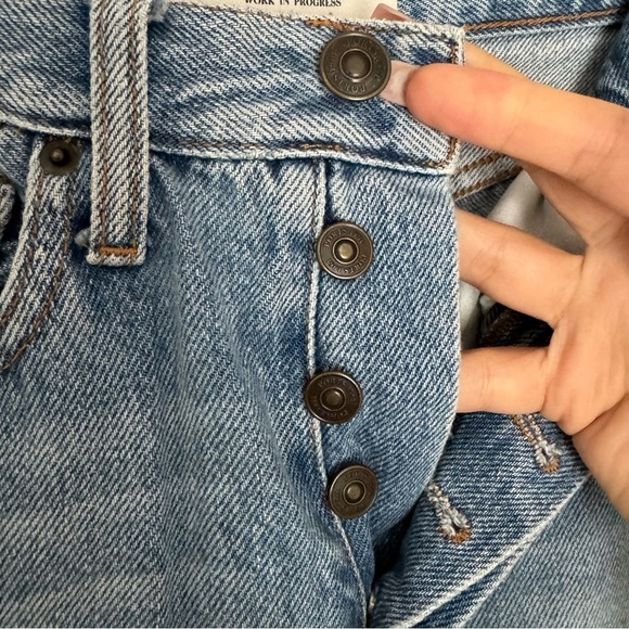 PORTS 1961 BLUE DENIM TWO TONE JEANS SIZE 25 - Picture 9 of 10